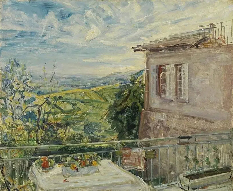 Terrasse in Neukastel - Max Slevogt