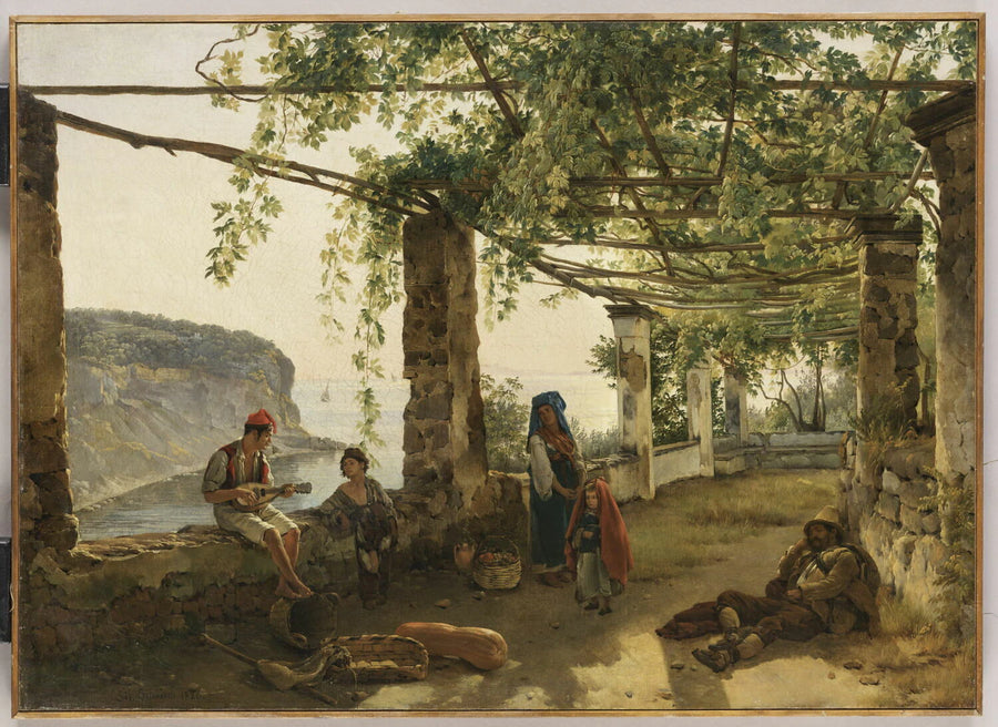 Terrasse à Sorrente, dans le golfe de Naples, 1826 - Silvestre Chtchedrine