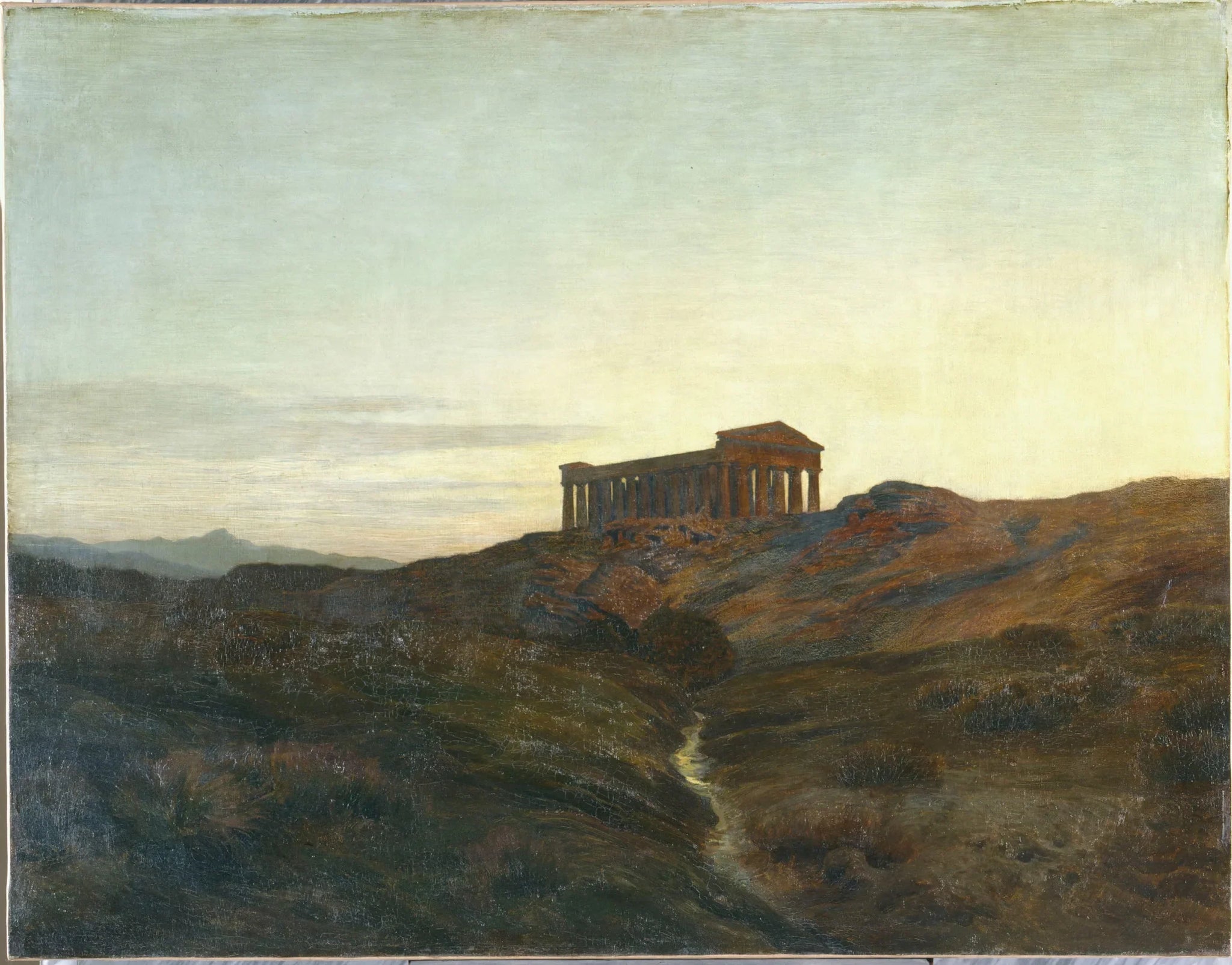 Terre antique, le temple - René Ménard image 1 reproduction réalisée par Alpha Reproduction