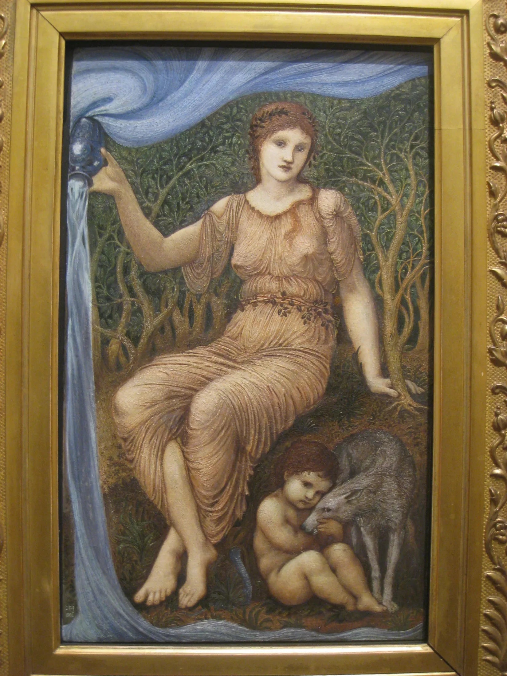 Terre Mère - Edward Burne-Jones image 1 copie de tableau peinte à la main
