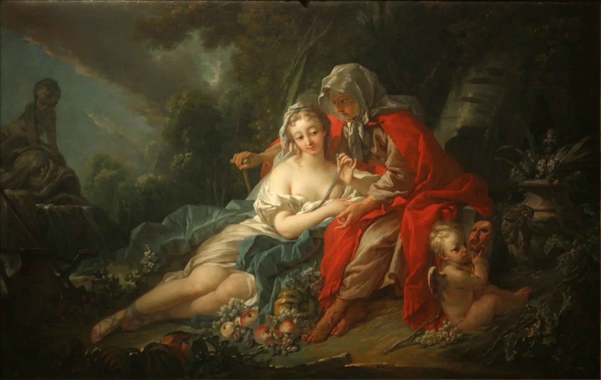 Terre : Vertumne et Pomone - François Boucher image 1 copie de tableau peinte à la main