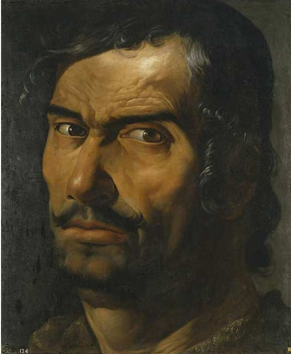 Tête colossale - Vincenzo Carducci image 1 tableau peint à l’huile sur toile