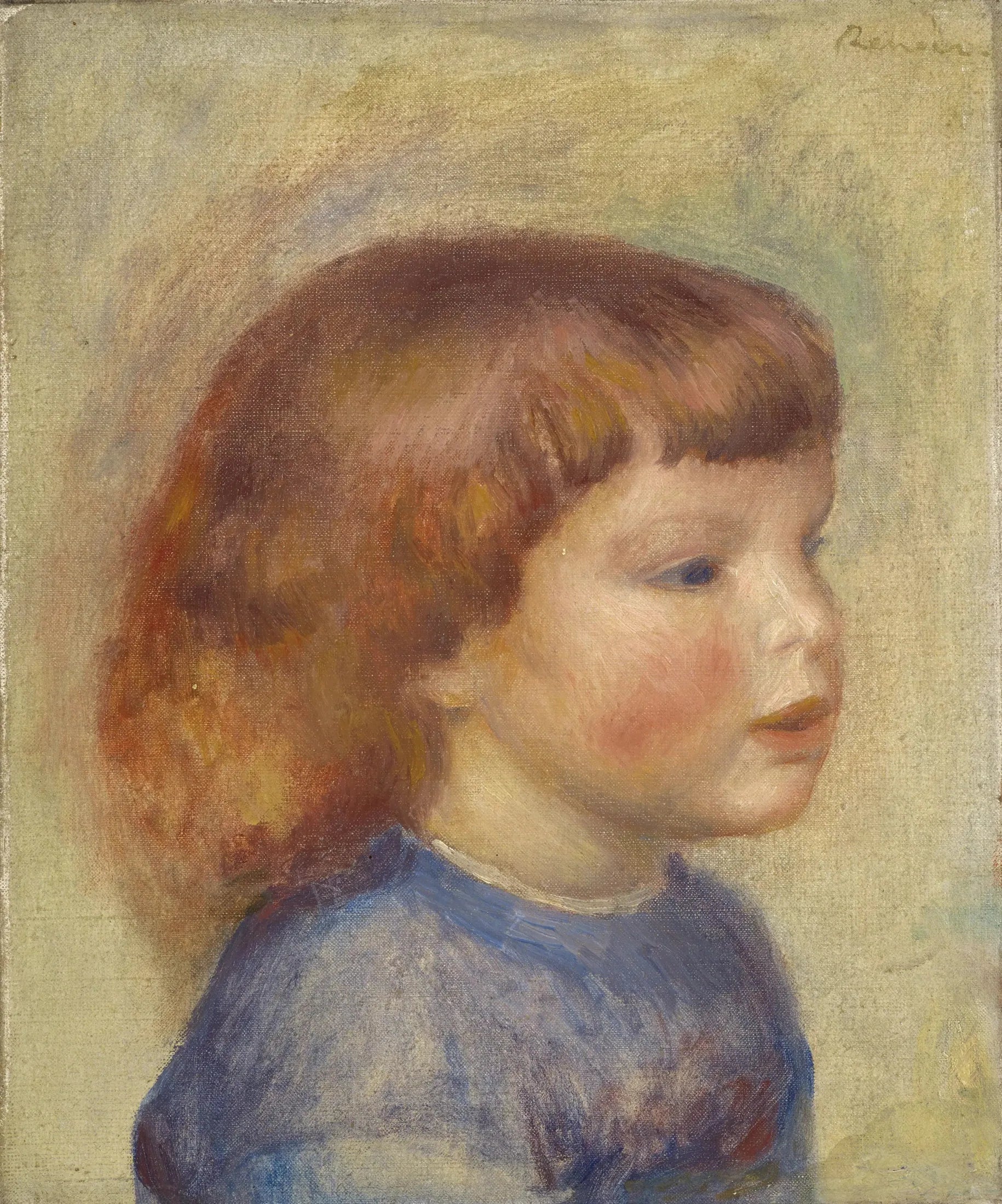 Tête d'enfant - Pierre-Auguste Renoir image 1 reproduction réalisée par Alpha Reproduction