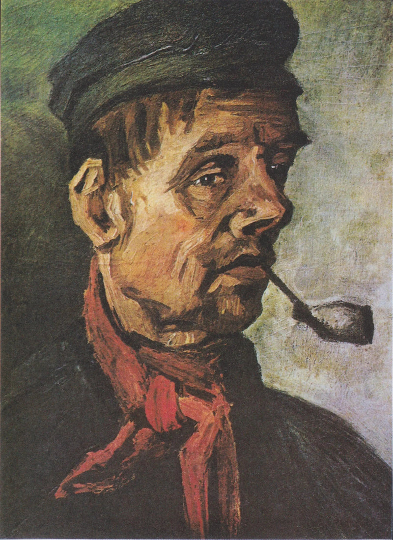 Tête d'homme avec une pipe - Vincent van Gogh