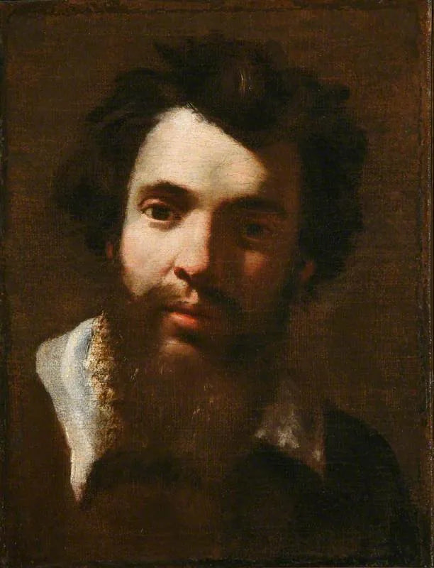 Tête d'homme barbu - Simon Vouet image 1 copie peinte à la main à l’huile