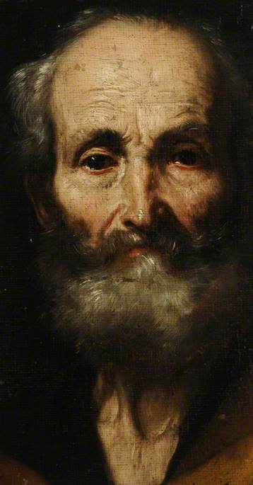 Tête d'un apôtre - Jusepe de Ribera image 1 reproduction de peinture à l’huile