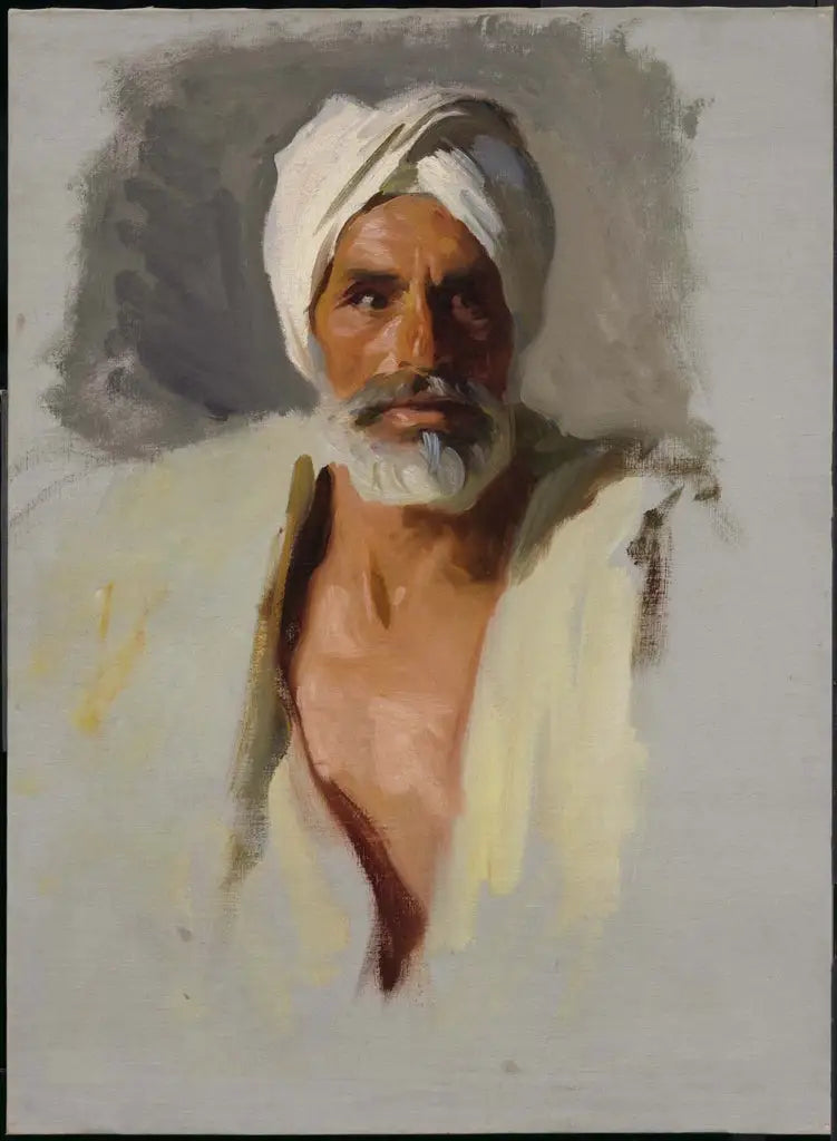 Tête d'un Arabe - John Singer Sargent