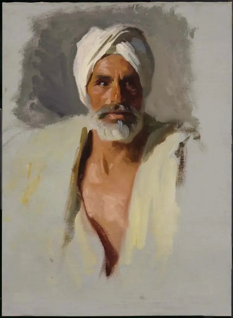 Tête d'un Arabe - John Singer Sargent