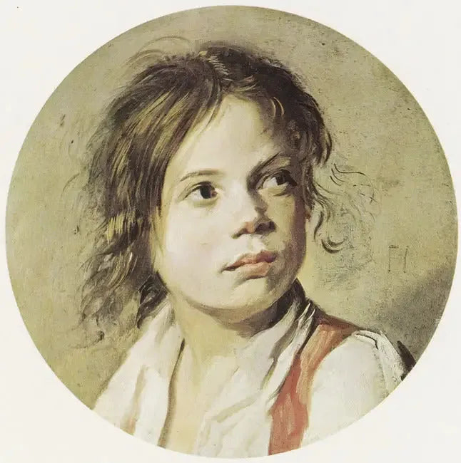 Tête d'un garçon - Frans Hals image 1 copie de tableau peinte à la main