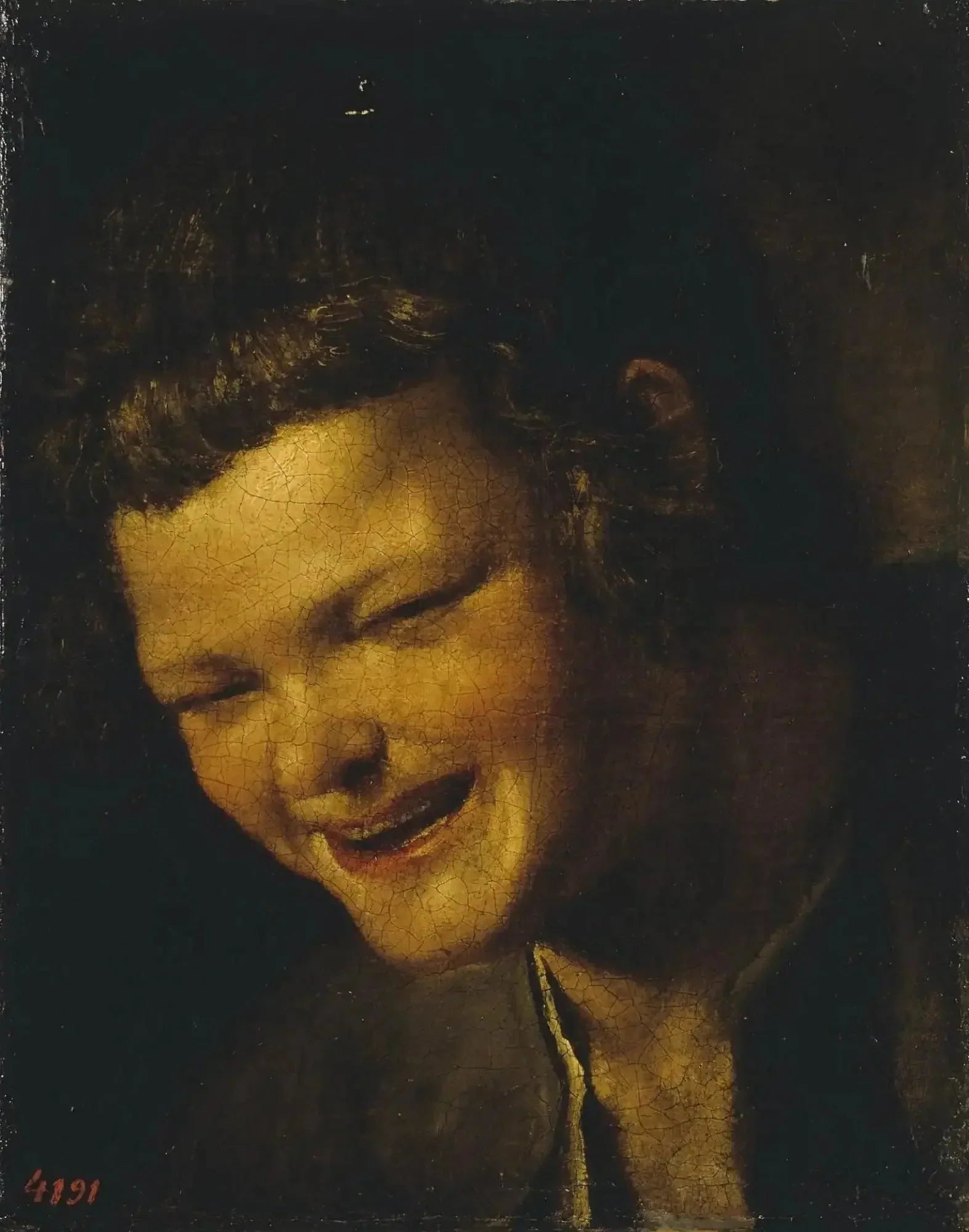 Tête d'un garçon qui rit - Diego Velázquez image 1 tableau peint à l’huile sur toile