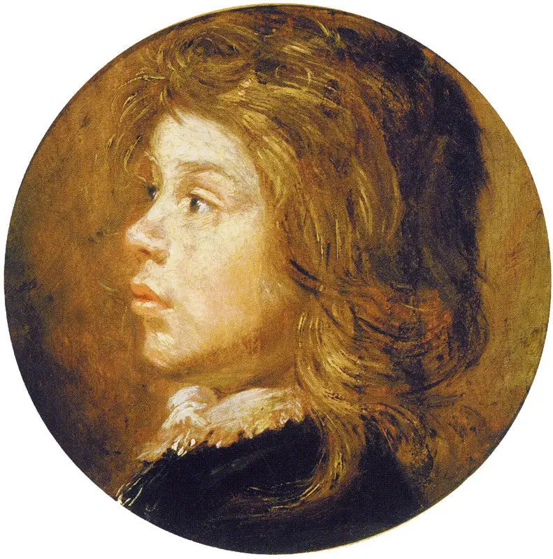 Tête d'un garçon tournée vers la gauche - Frans Hals image 1 tableau peint à l’huile sur toile