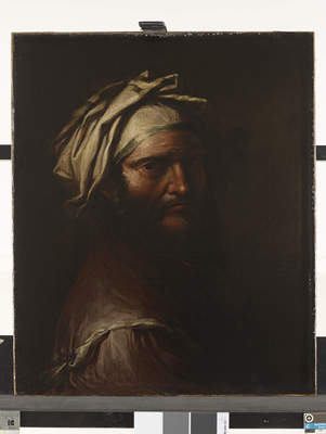 Tête d'un homme portant un turban - Salvator Rosa