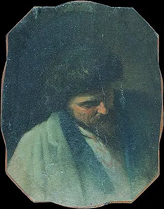 Tête d'un homme - Victor Meirelles image 1 tableau peint à l’huile sur toile