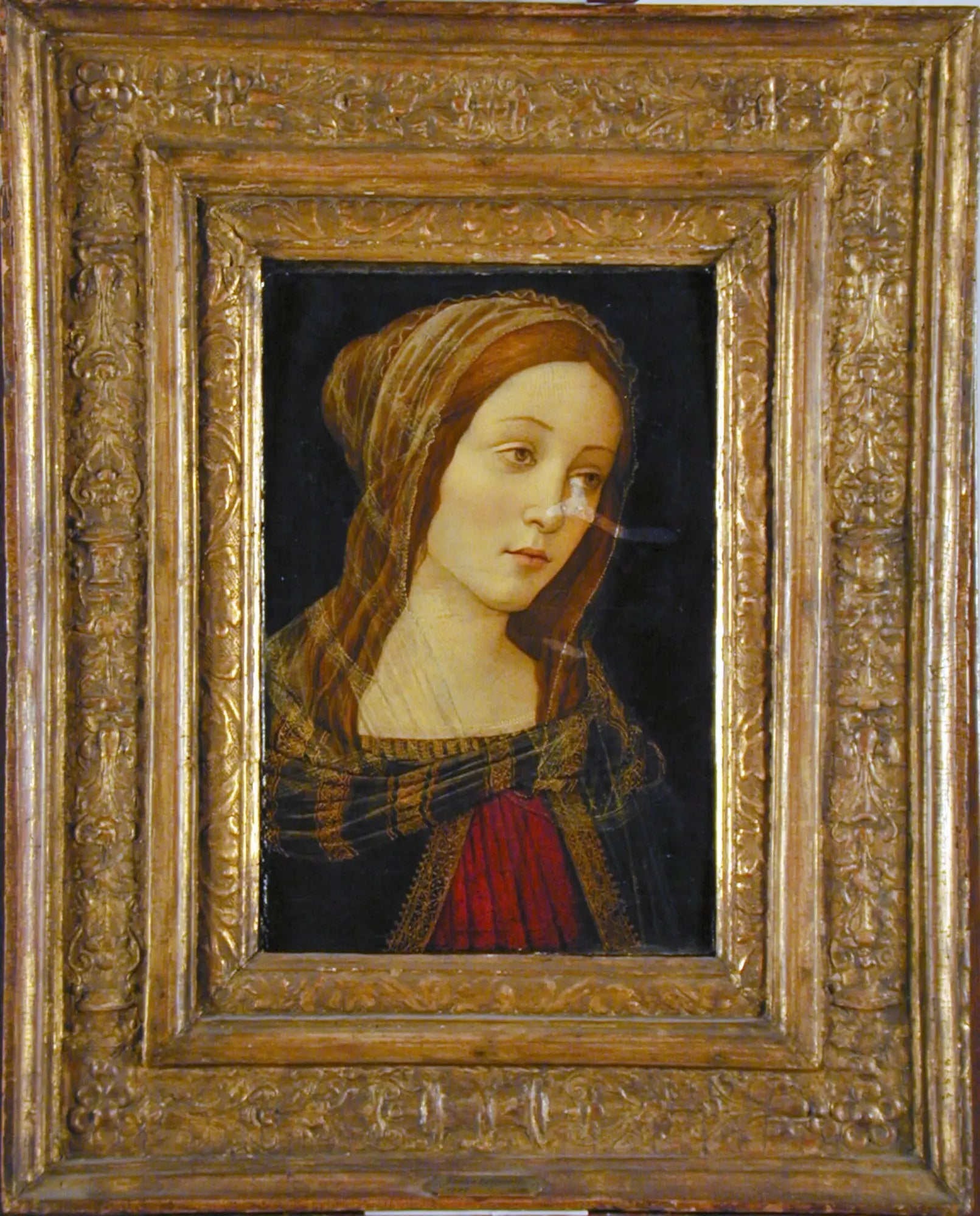 Tête d'un saint - Sandro Botticelli image 1 reproduction réalisée par Alpha Reproduction
