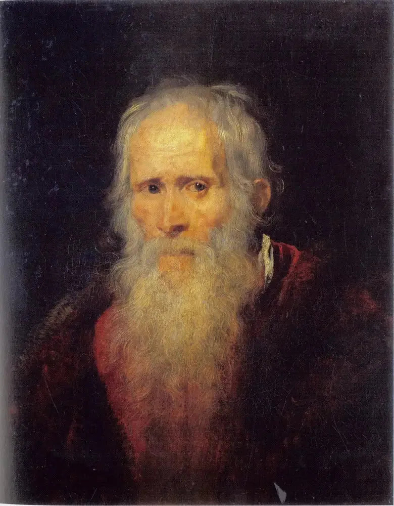 Tête d'un vieil homme - Antoine van Dyck image 1 reproduction réalisée par Alpha Reproduction