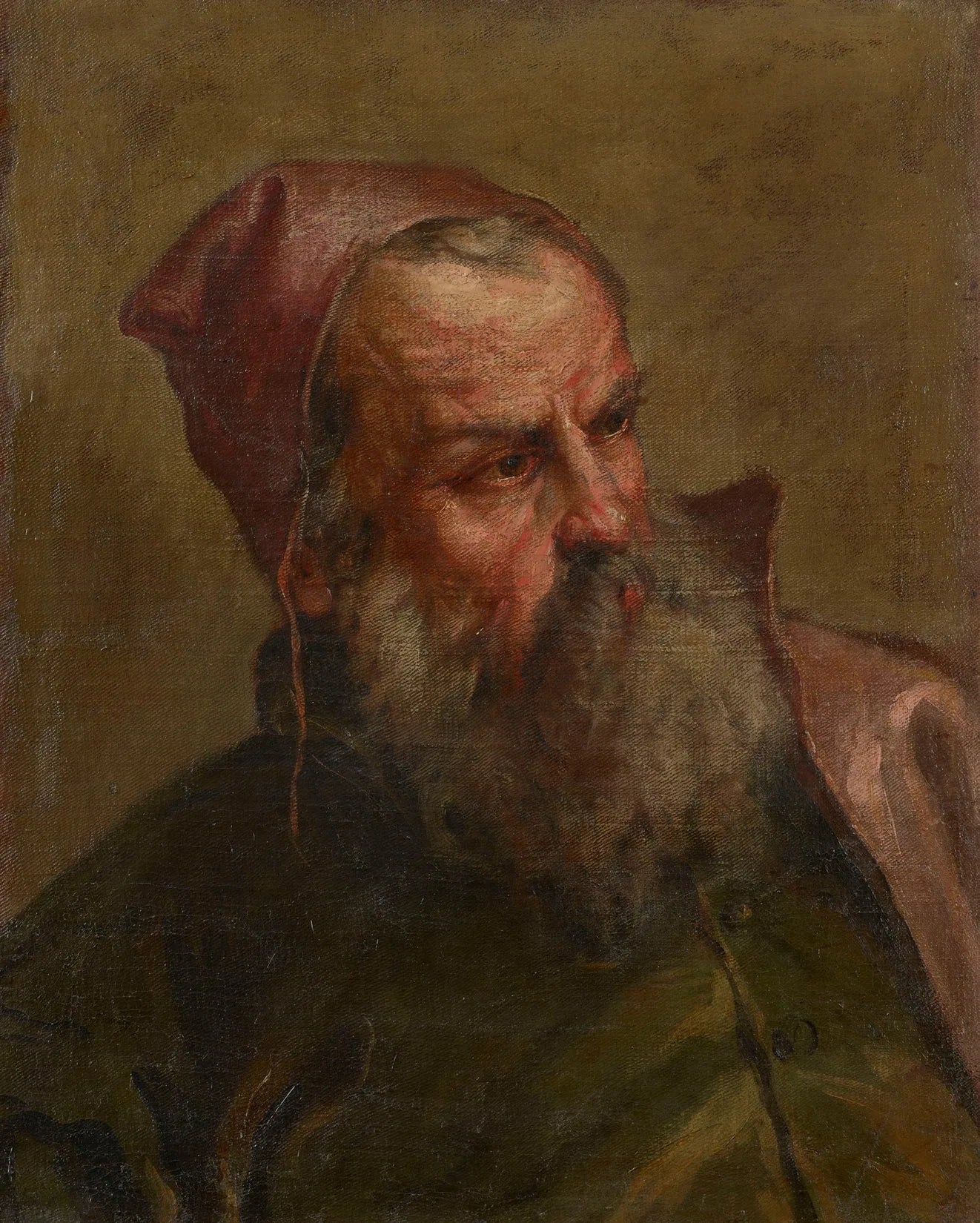Tête d'un vieil homme (un publicain ?) - Sebastiano Ricci image 1 reproduction d’œuvre d’art à l’huile