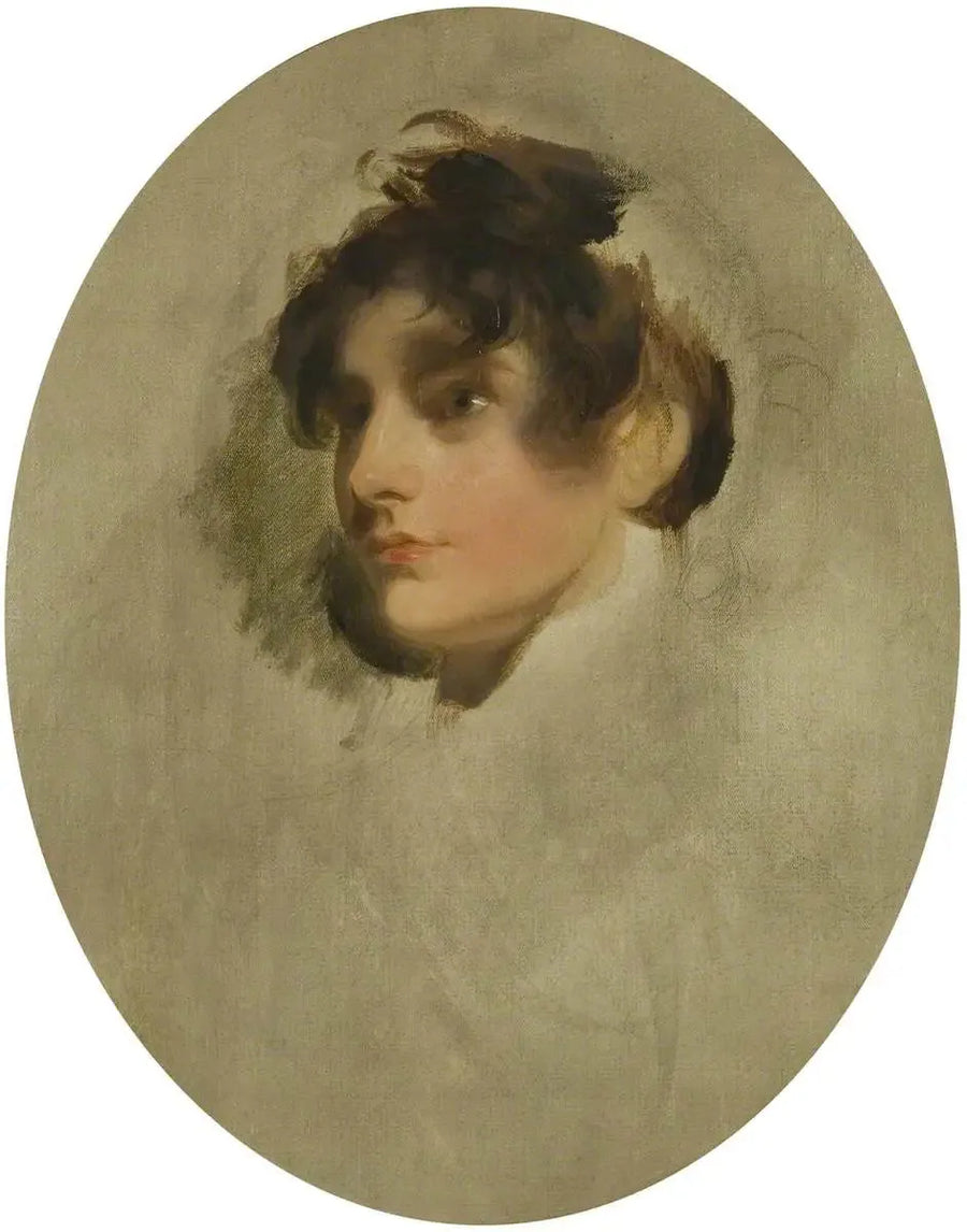 Tête d'une jeune femme inconnue - Thomas Lawrence