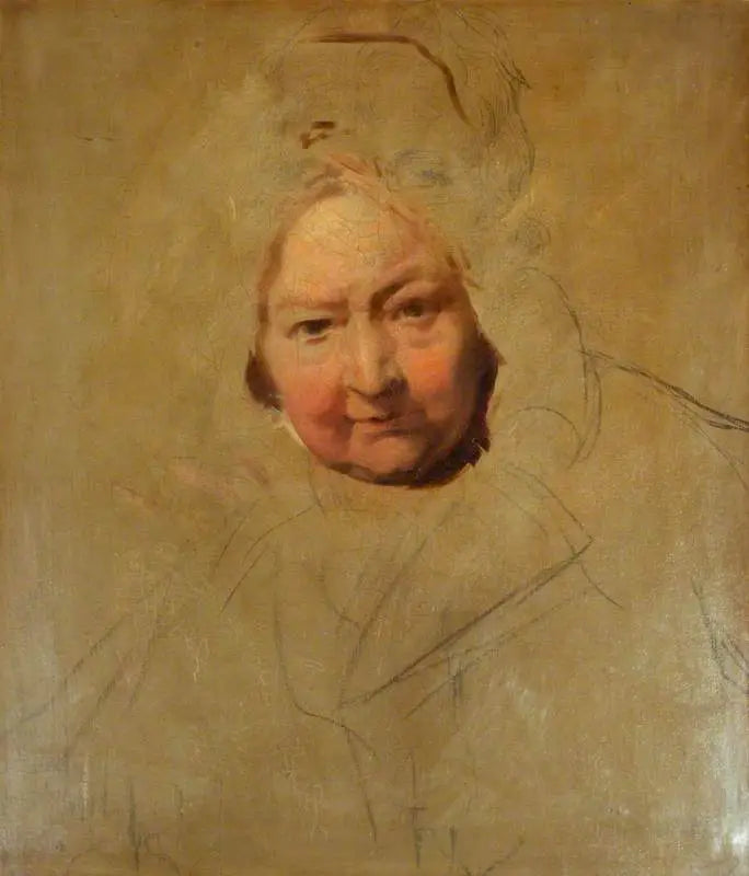 Tête d'une vieille dame - Thomas Lawrence