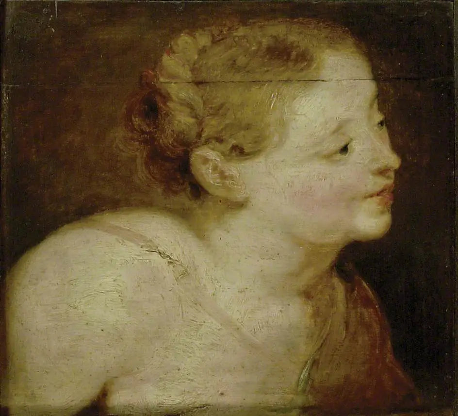 Tête de chasseresse (Diane ?) - Peter Paul Rubens image 1 reproduction de peinture à l’huile