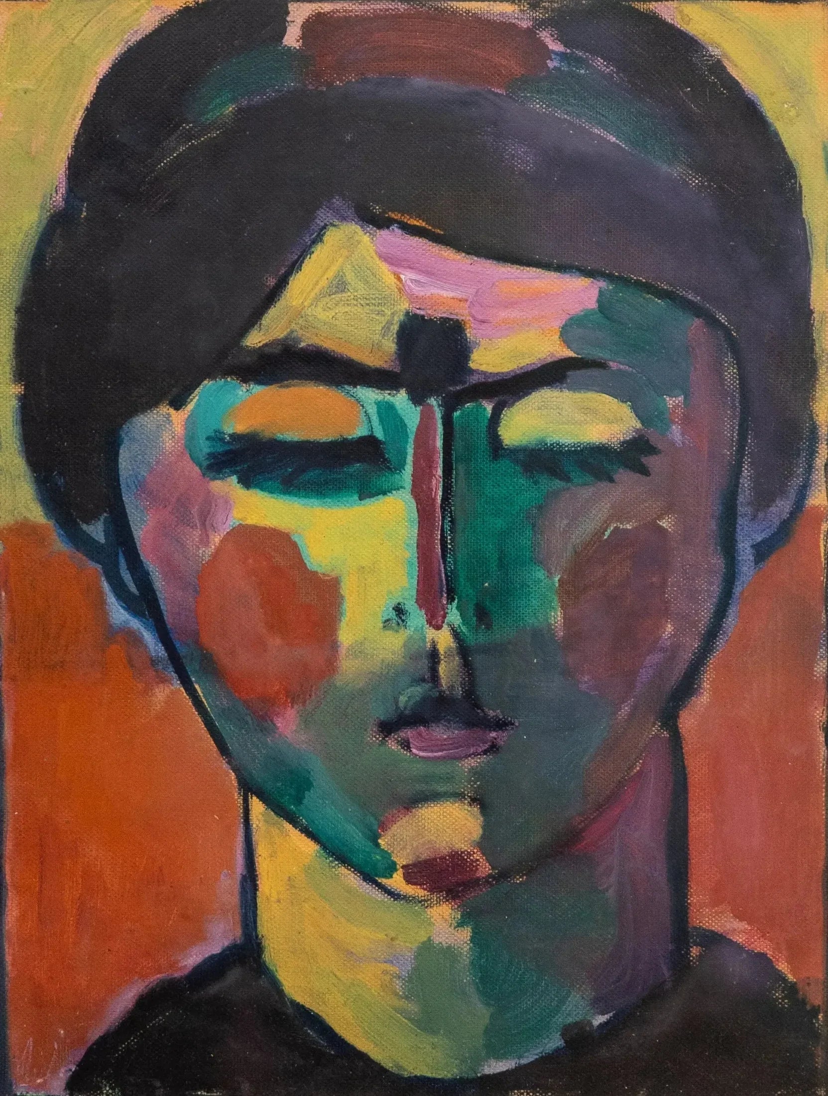 Tête de femme - Alexej von Jawlensky image 1 reproduction artisanale de tableau