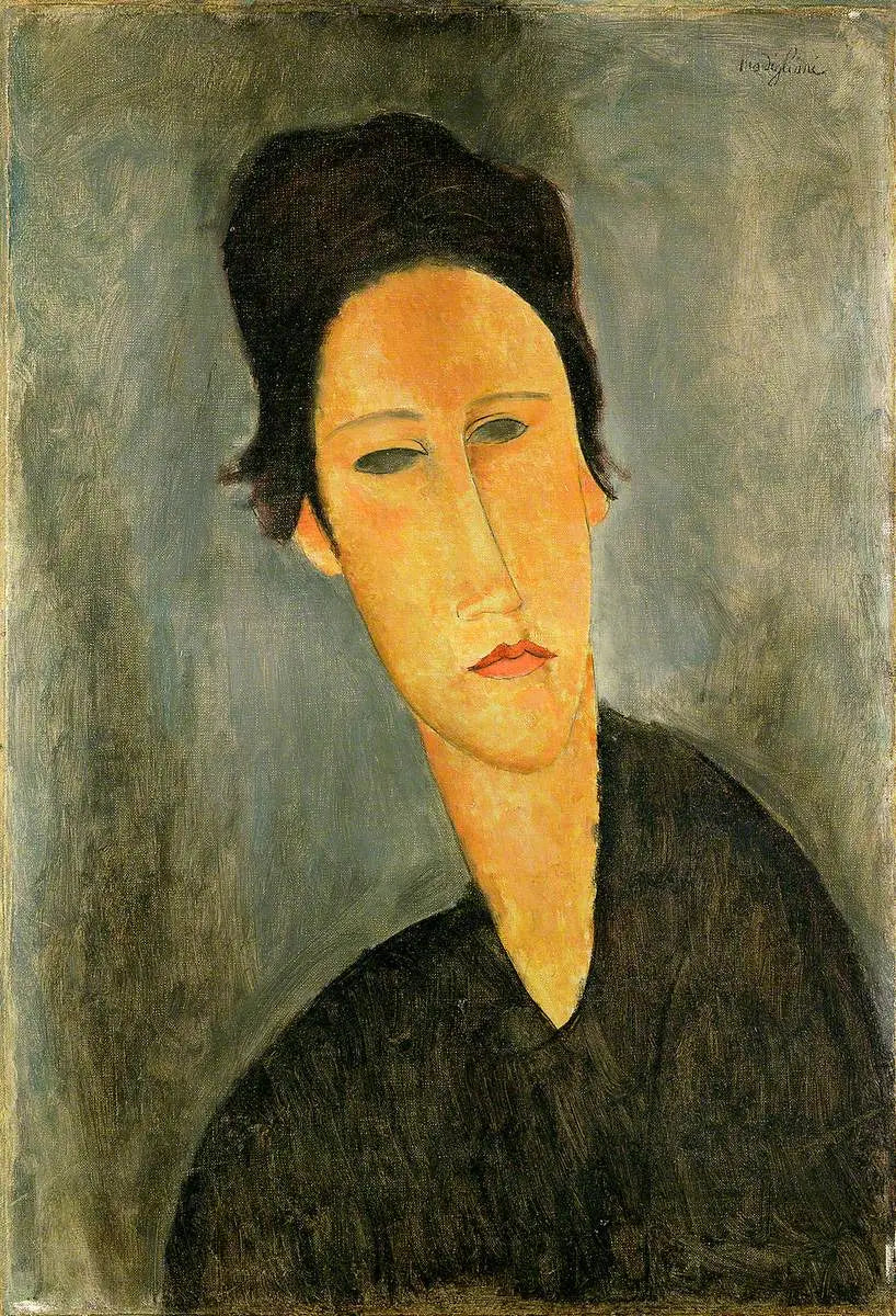 Tête de femme (Anna Zborowska) - Amedeo Modigliani