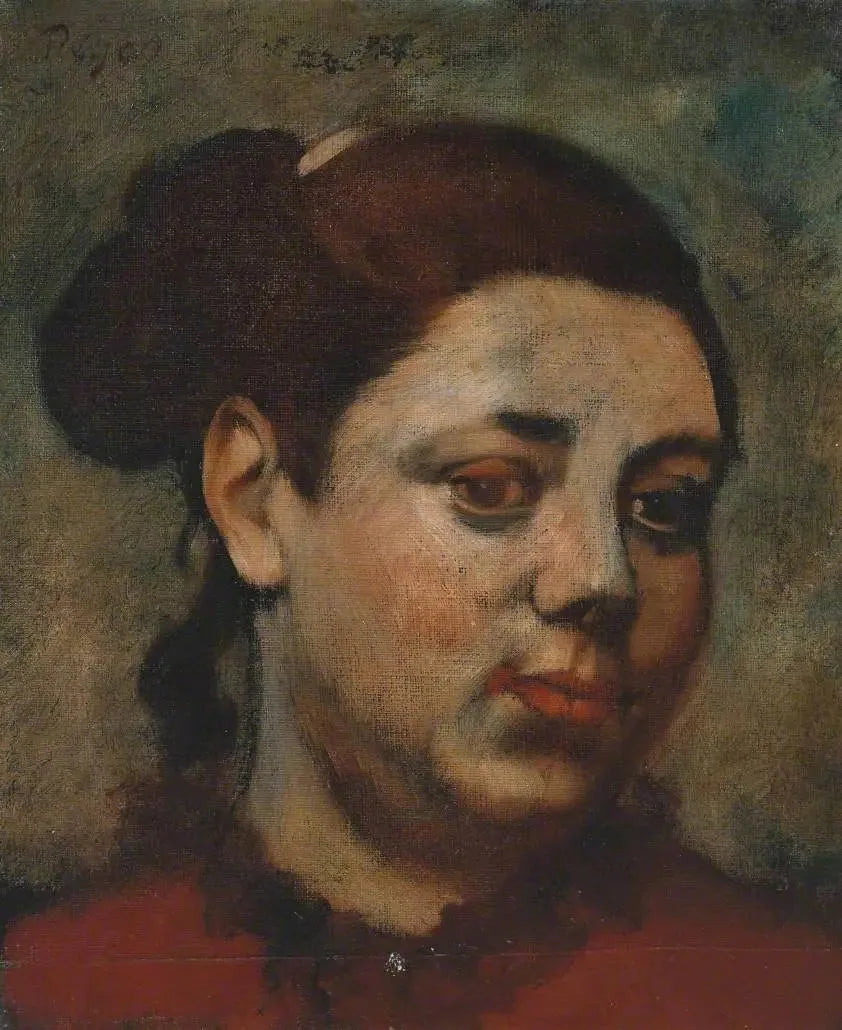 Tête de femme - Edgar Degas