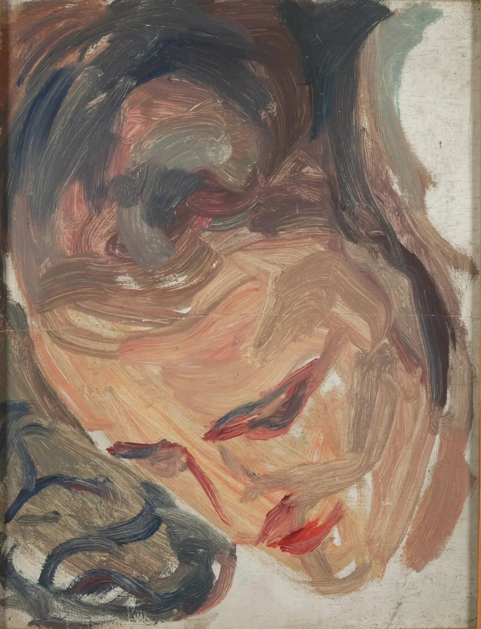 Tête de femme - Edvard Munch image 1 tableau peint à l’huile sur toile