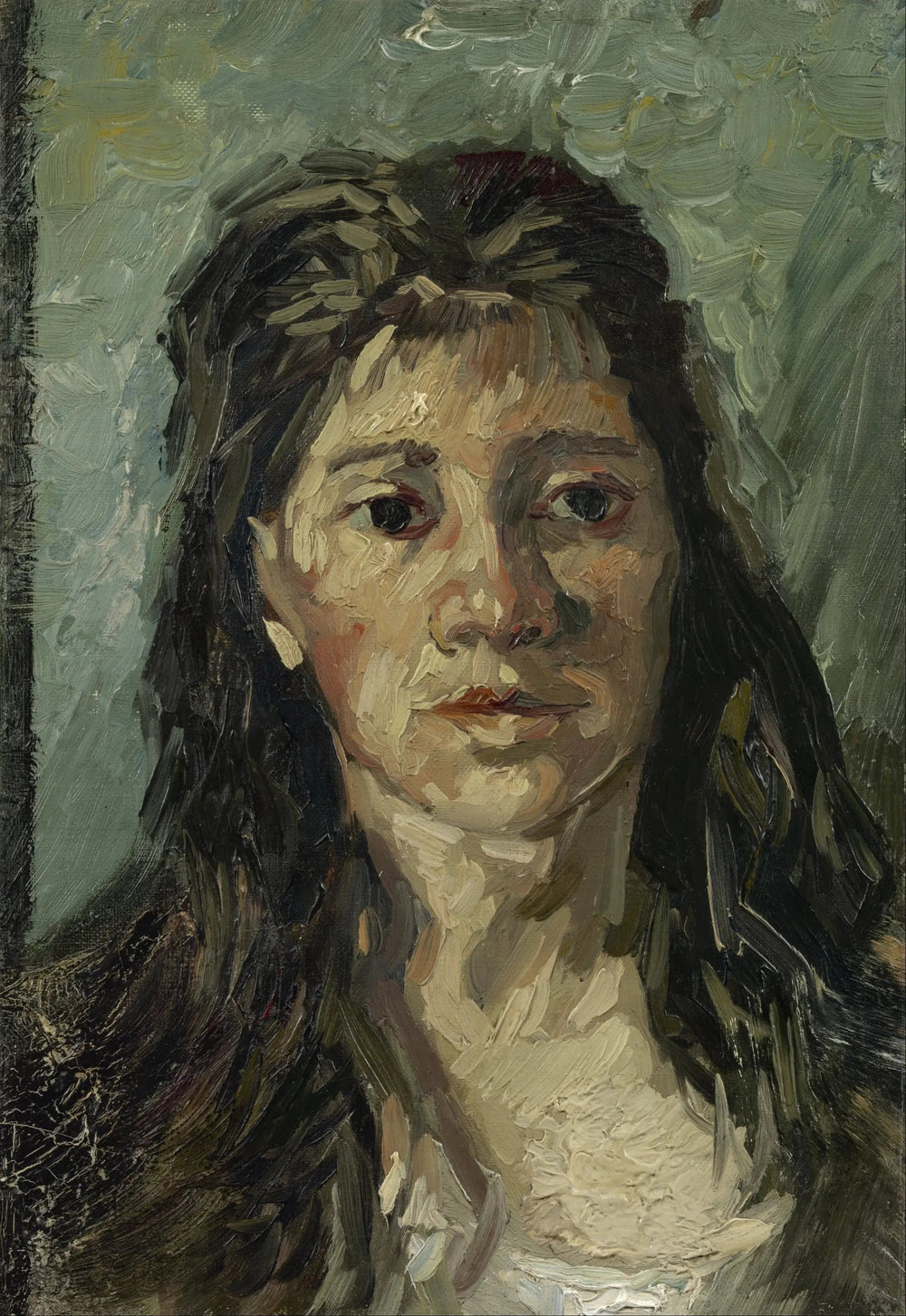 Tête de femme - Vincent van Gogh image 1 tableau peint à l’huile sur toile