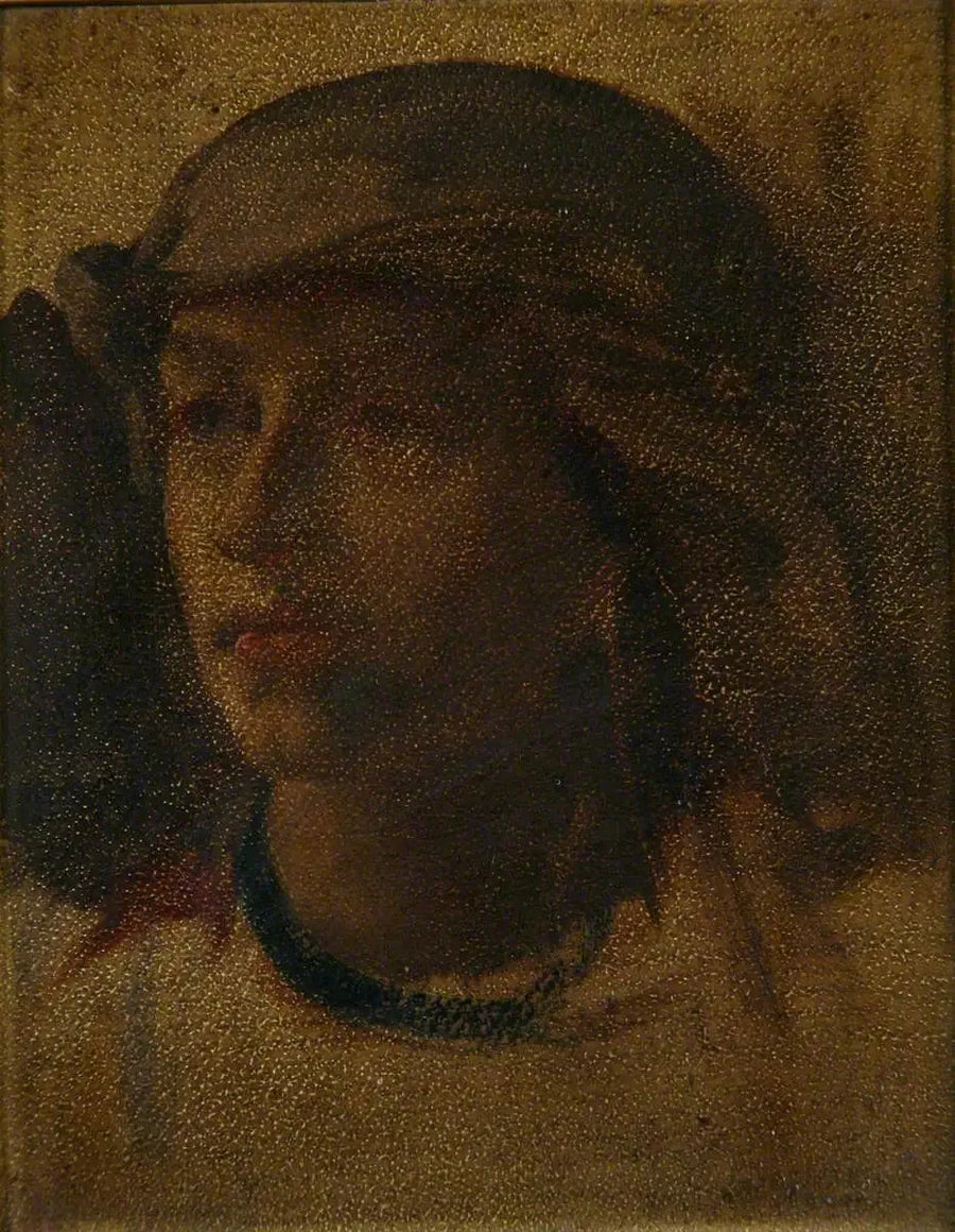 Tête de fille - Frederic Leighton