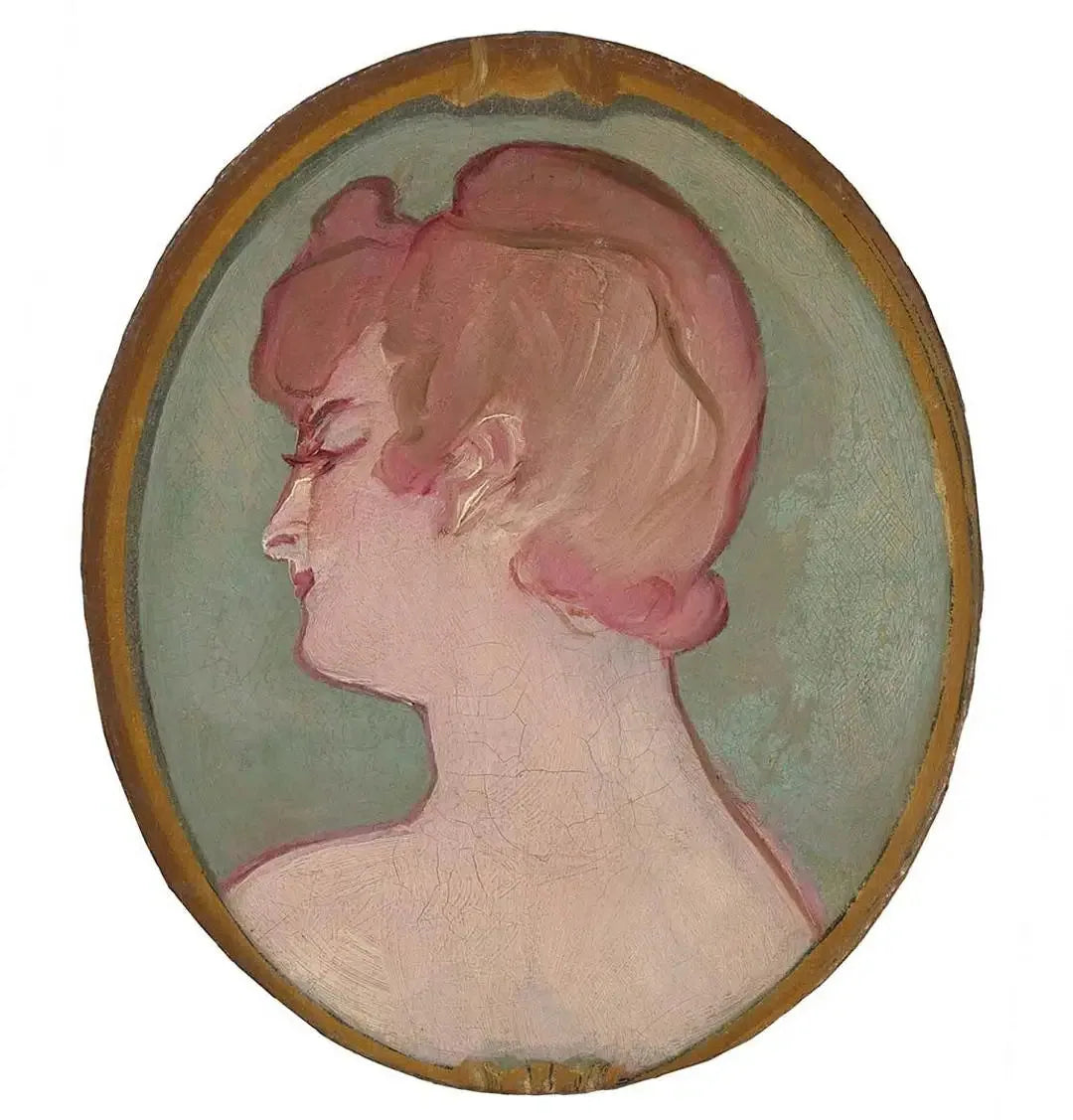 Tête de fille - Henri de Toulouse-Lautrec image 1 reproduction réalisée par Alpha Reproduction