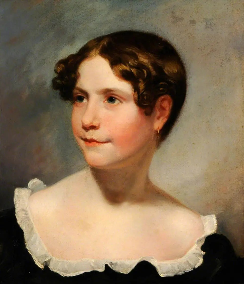 Tête de fille - Thomas Lawrence image 1 reproduction artisanale de tableau