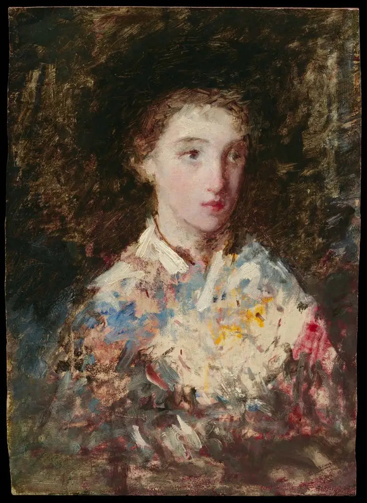 Tête de jeune fille - Mary Cassatt image 1 reproduction réalisée par Alpha Reproduction