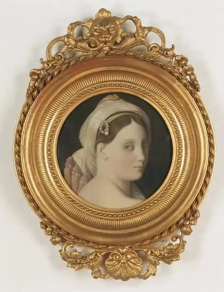 Tête de la Grande Odalisque - Jean-Auguste-Dominique Ingres