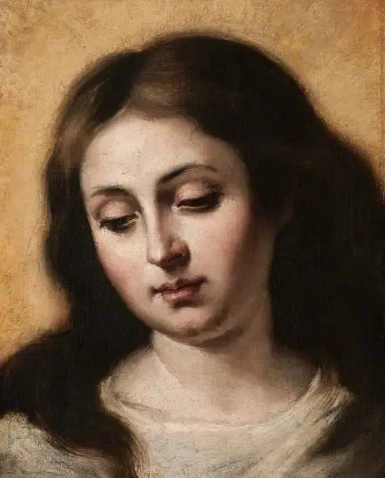 Tête de la Madone - Bartolomé Esteban Murillo image 1 reproduction de peinture à l’huile