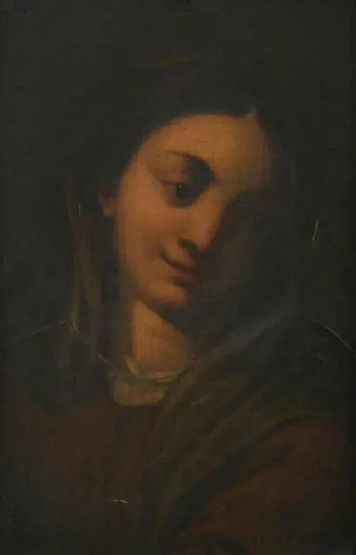 Tête de la Vierge - Antonio da Correggio image 1 reproduction artisanale de tableau
