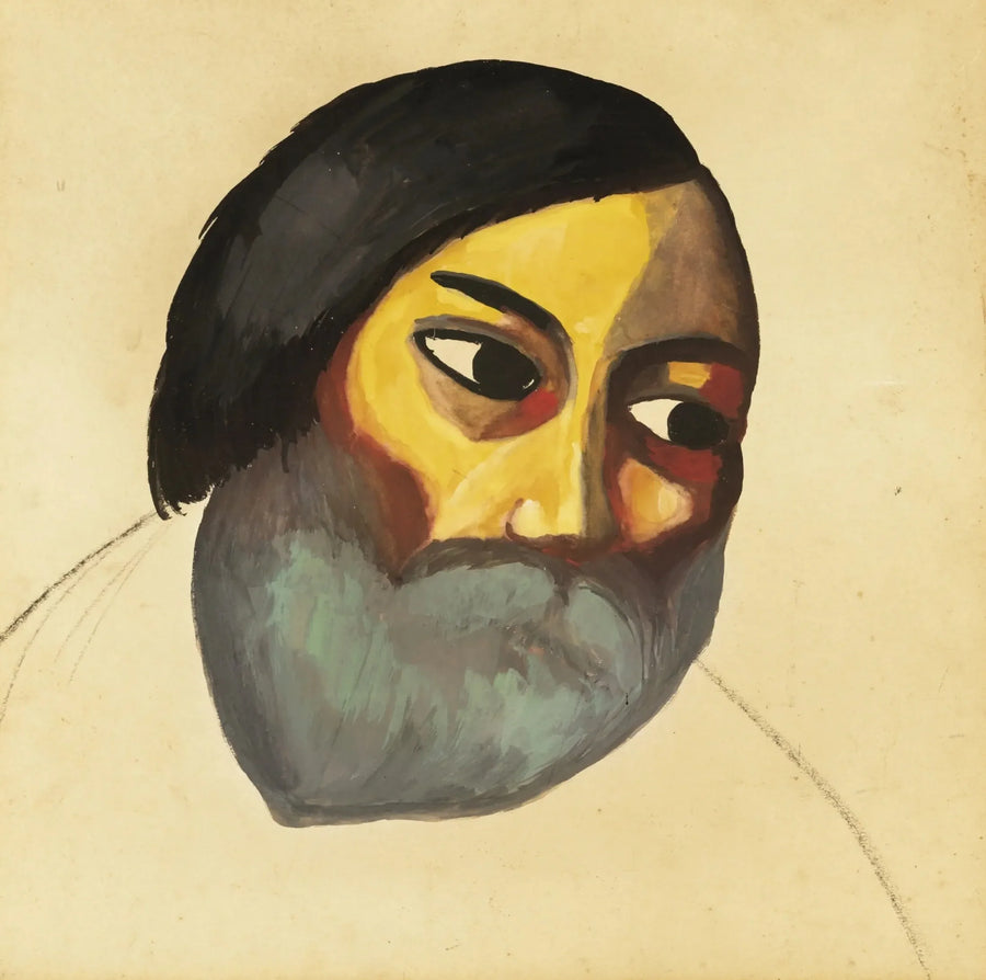 Tête de paysan - Kazimir Malevich