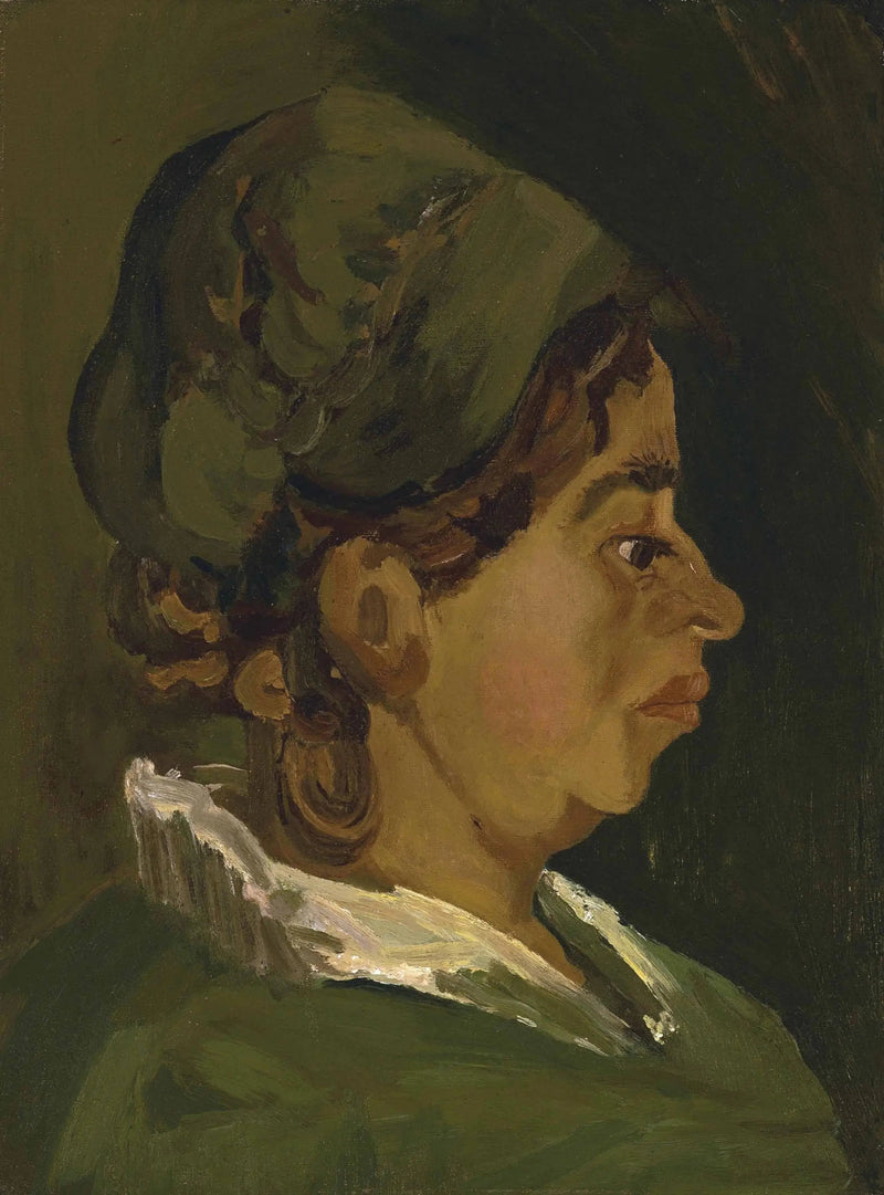 Tête de paysanne : profil droit - Vincent van Gogh