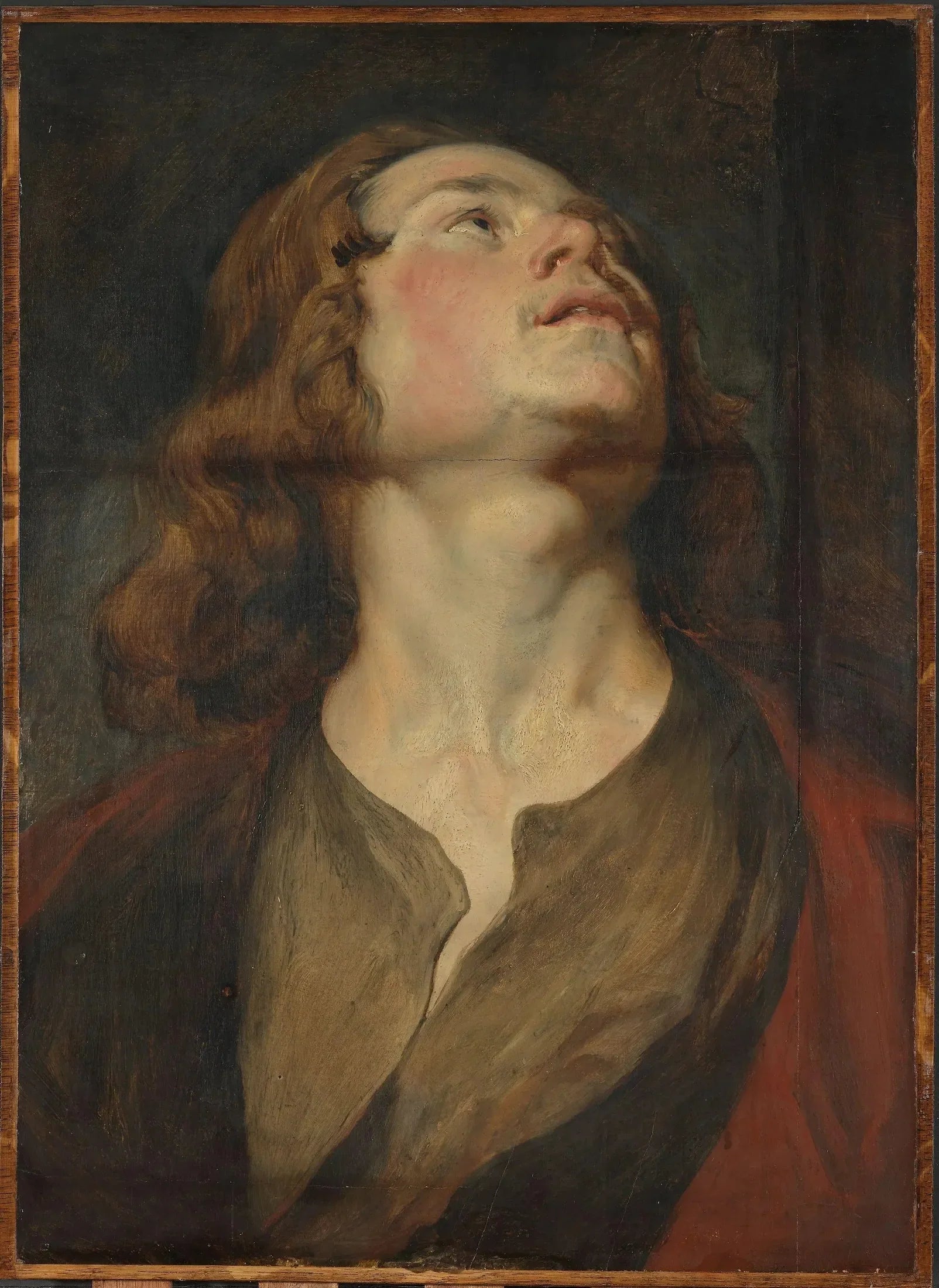 Tête de Saint Jean - Antoine van Dyck image 1 reproduction réalisée par Alpha Reproduction