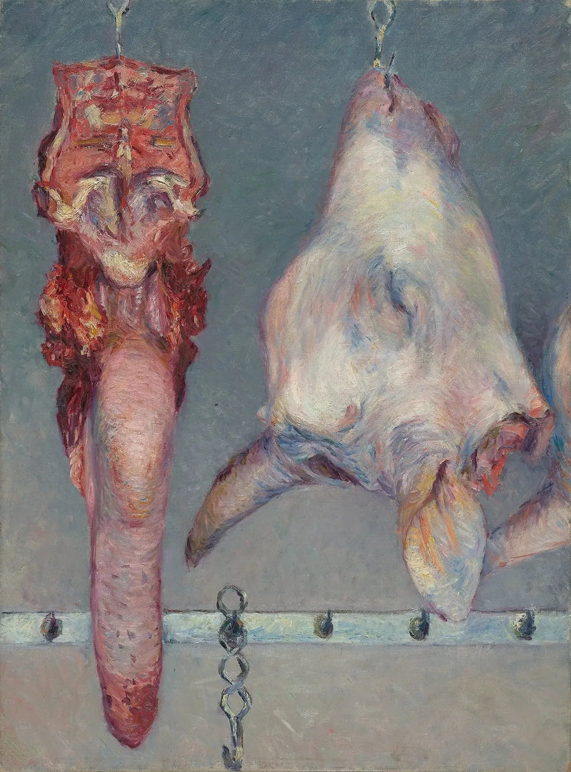 Tête de veau et langue de bœuf - Gustave Caillebotte