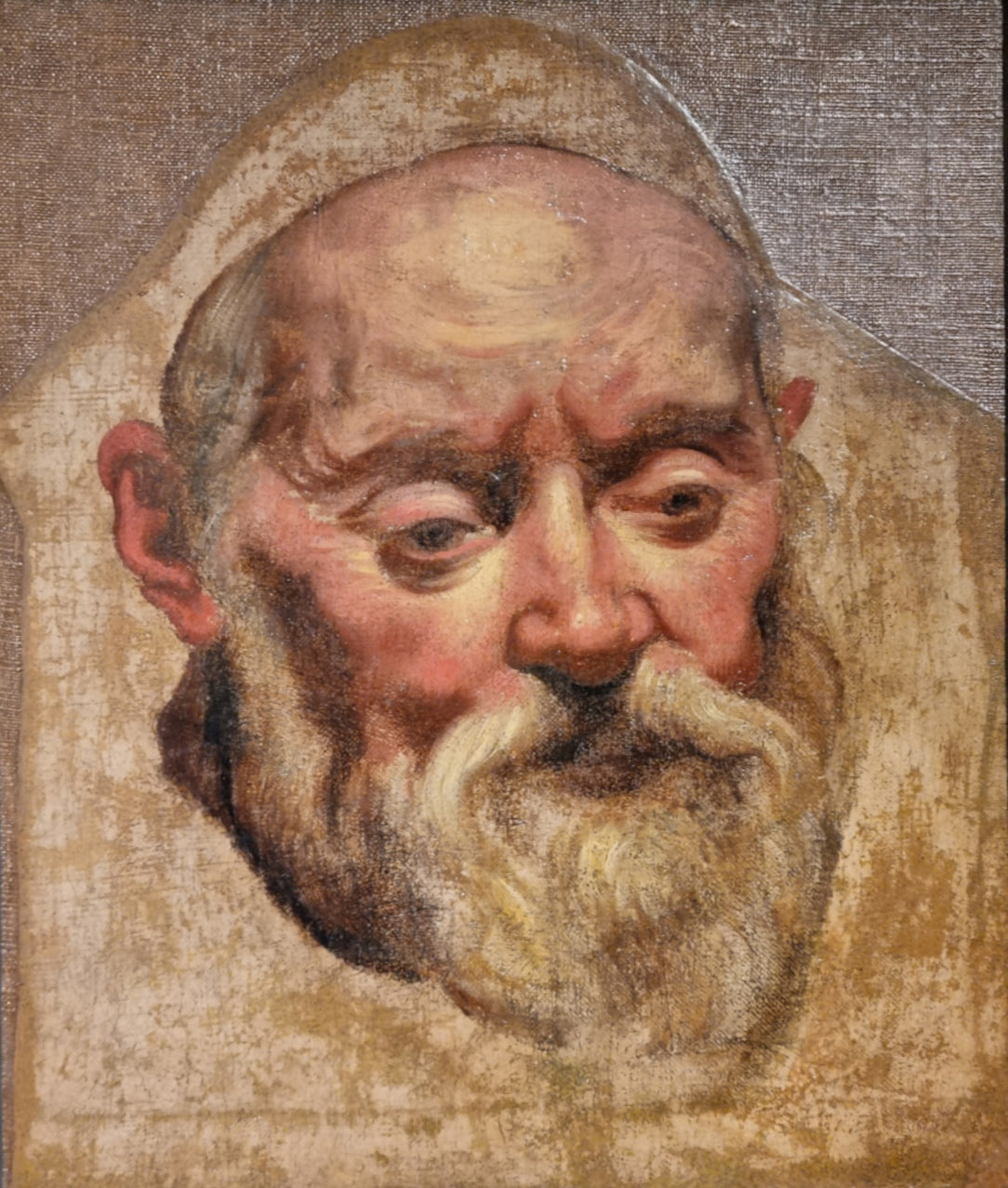Tête de vieillard - Jacob Jordaens image 1 copie peinte à la main à l’huile