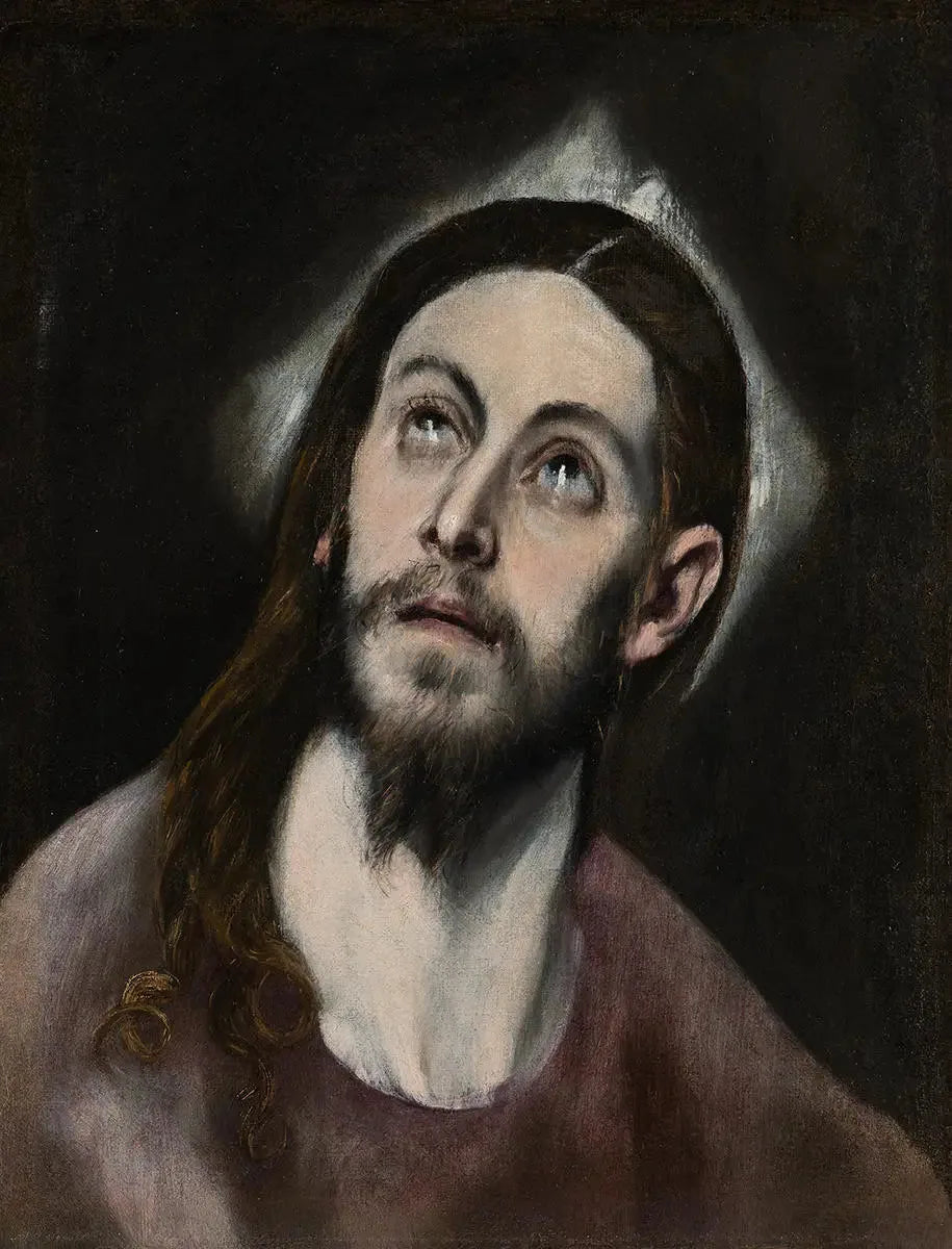 Tête du Christ - El Greco image 1 reproduction de peinture à l’huile