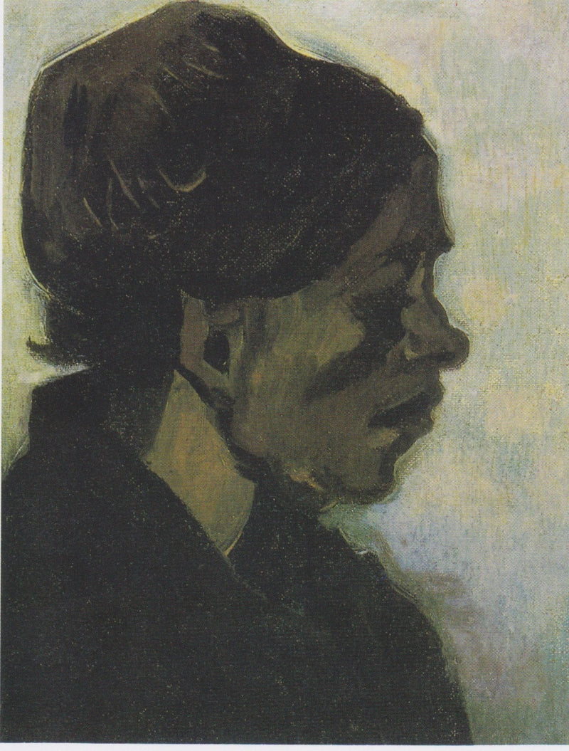 Tête de femme à la coiffe sombre, F153 – Van Gogh