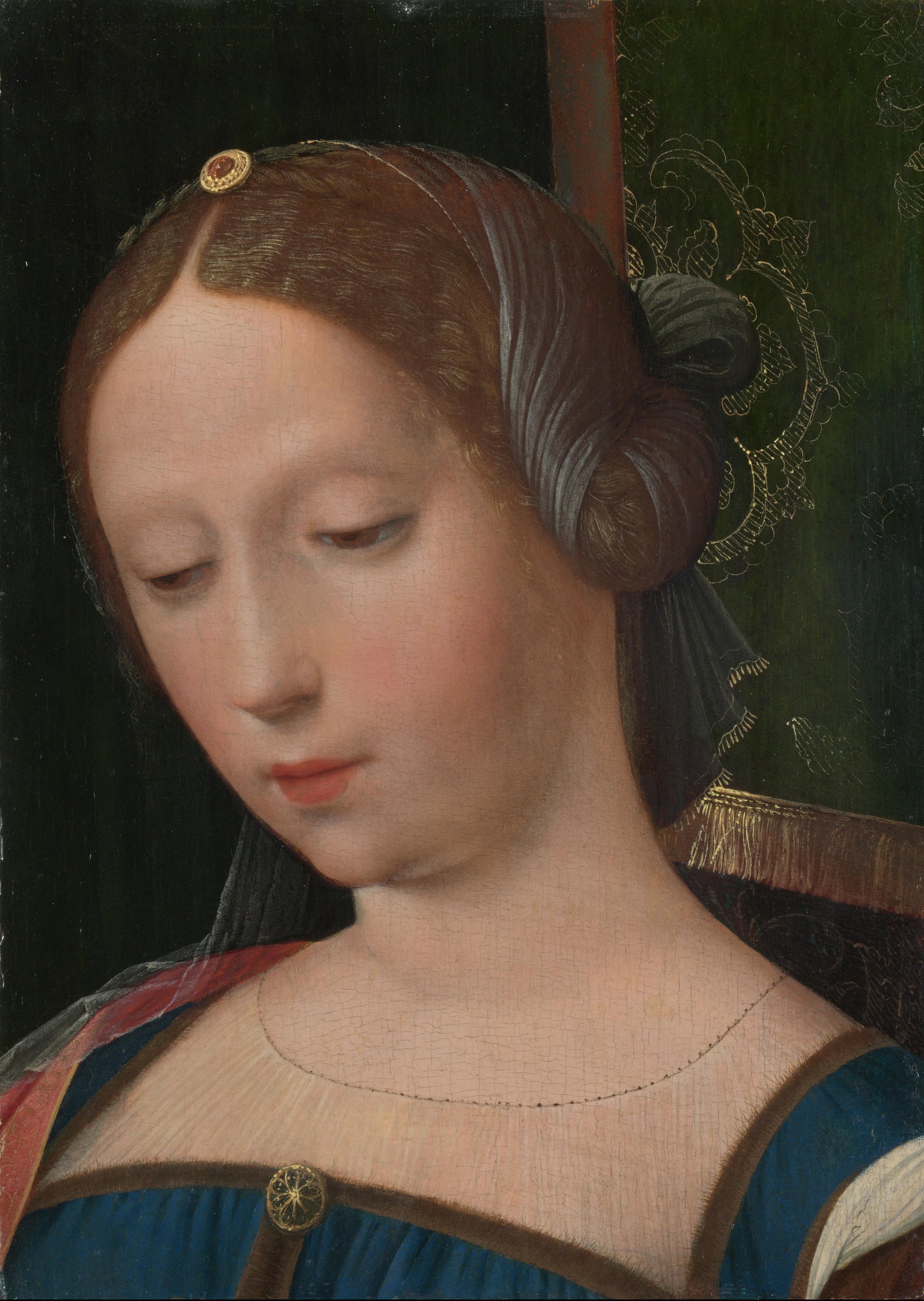 Tête de femme - Maître des demi-figures