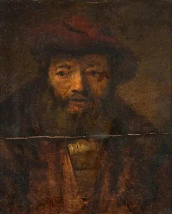 Tête d’homme barbu – suiveur de Rembrandt