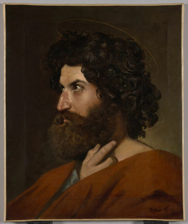 Tête d'homme (étude pour saint Matthieu) - Jean-Auguste-Dominique Ingres