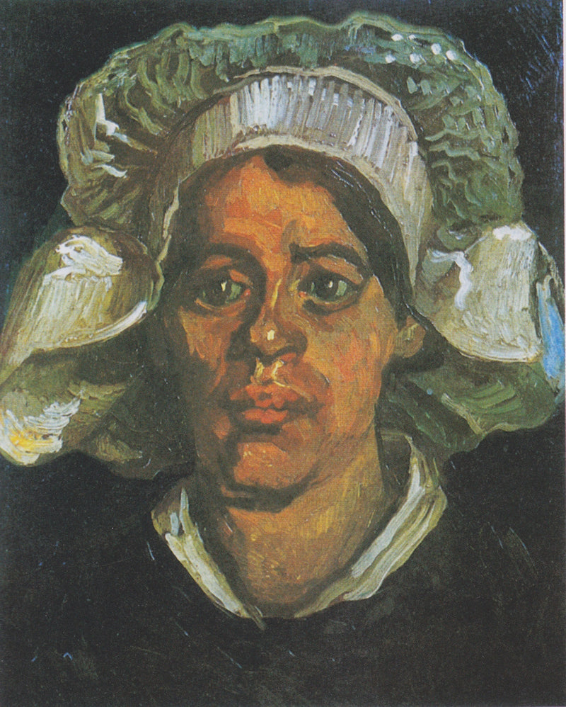 Tête de paysanne au bonnet blanc, F85 – Van Gogh