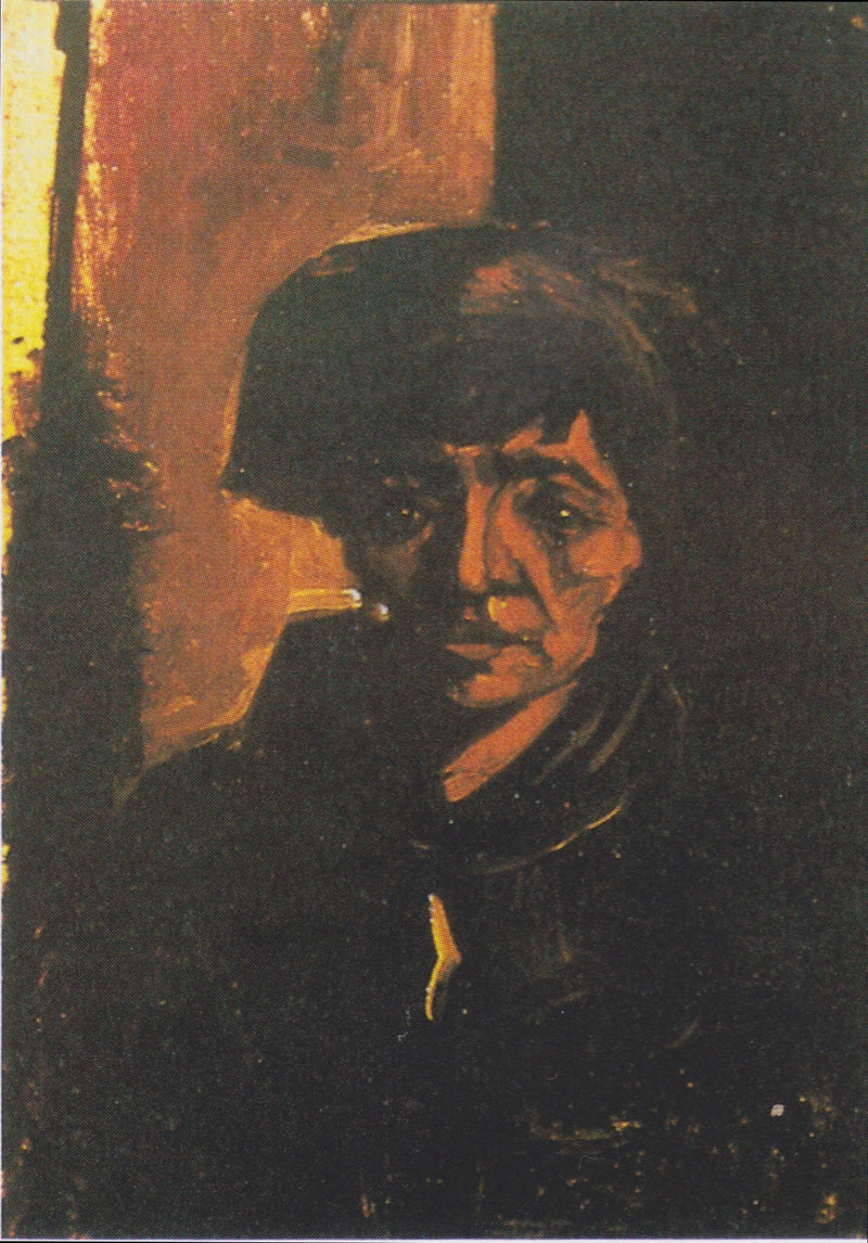Tête de paysanne au bonnet noir, F136a – Van Gogh