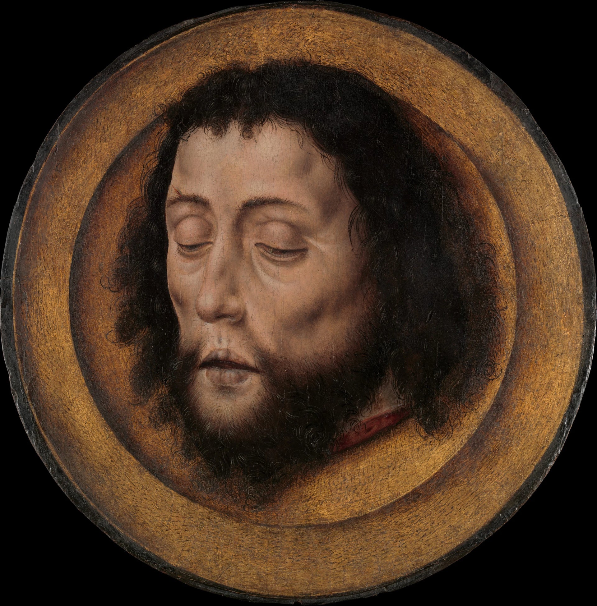 Tête de saint Jean-Baptiste sur un plat - Aelbert Bouts