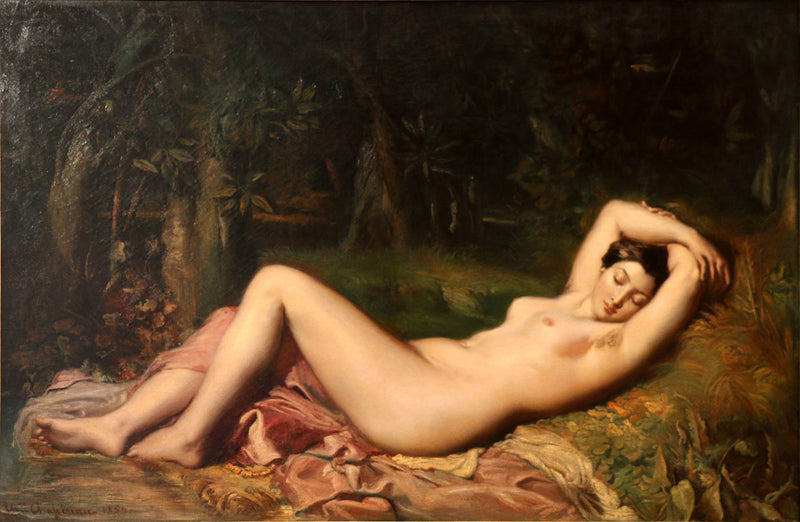Nymphe endormie près d’une source - Théodore Chassériau