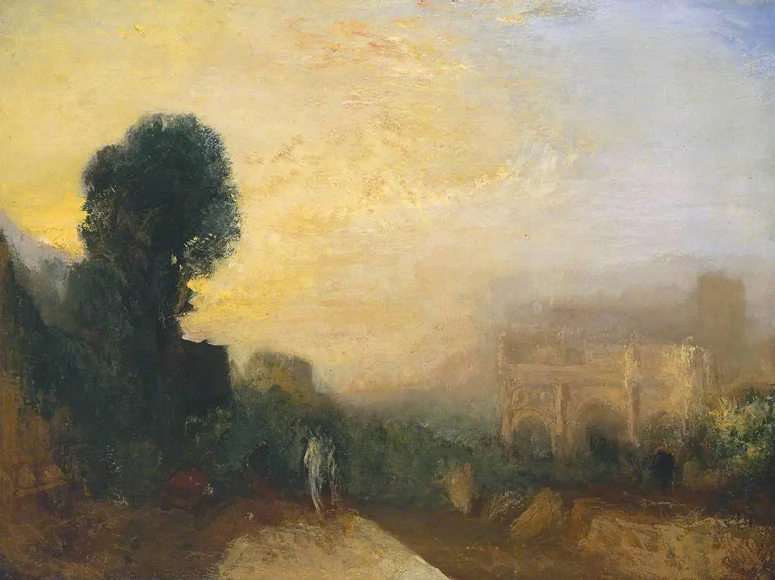 The Arch of Constantine, Rome - J. M. W. Turner image 1 reproduction artisanale de tableau